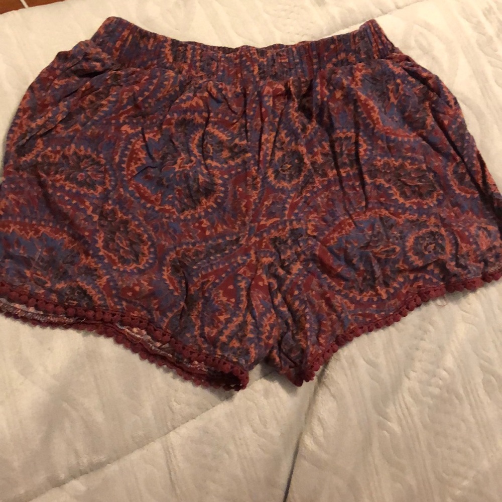 XS Multi colored shorts